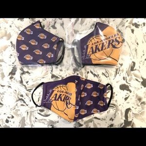 Pack of 3 Los Angles Lakers Masks